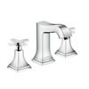 Hansgrohe Metropol Classic 31306000 Смеситель для раковины двухвентильный на 3 отверстия с донным клапаном
