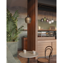 Светильник подвесной aurora, D18 см, серый