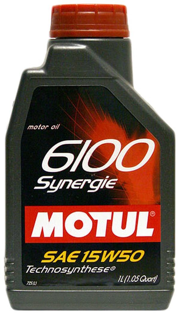 Motul 6100 Synergie 15W50 Полусинтетическое моторное масло