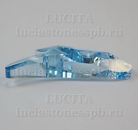 6791 Подвеска Сваровски Коралл Aquamarine (25 мм) ()