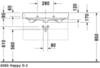 Duravit Happy D.2 2318800000 Раковина мебельная