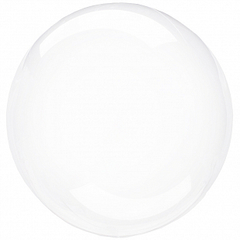 Шар К Deco Bubble (Бабл), 36''/70-80 см, Прозрачный, Плоский, 1 шт. (В красной упаковке)