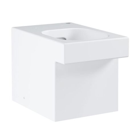 УНИТАЗ НАПОЛЬНЫЙ ПРИСТАВНОЙ БЕЗОБОДКОВЫЙ GROHE CUBE CERAMIC 3948500H
