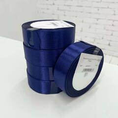 Лента Атласная (2,5см*22,85м) Индиго