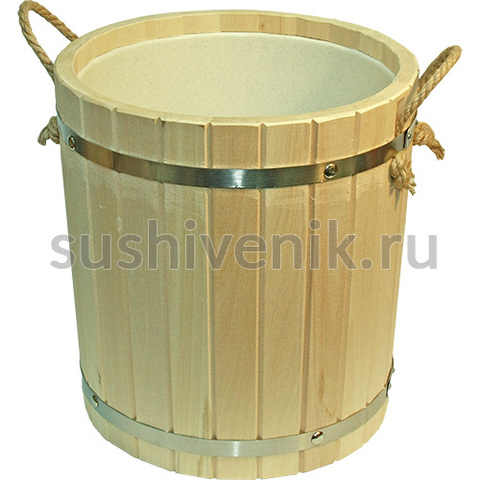 Запарник 10 литров с крышкой с пластиковой вставкой - 3