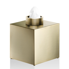 Decor Walther Cube 0858682 Диспенсер для салфеток, цвет: золото фото