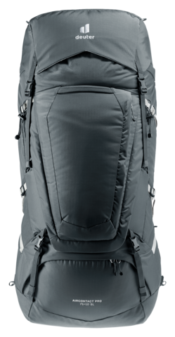 Картинка рюкзак туристический Deuter Aircontact Pro 75+10 SL Graphite - 11