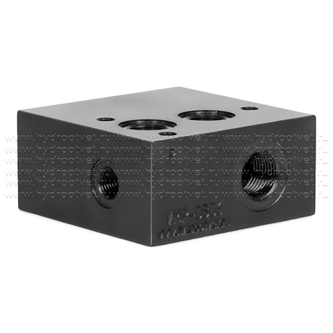 Фото VMP-DBD-ST - Плита стальная под предохранительный клапан DBDS6, с выходами Р, Т и М и под плиту ML31 (Ду6)