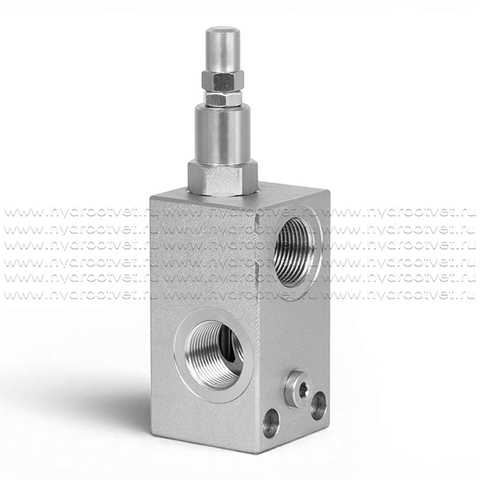 Фото VMP-G3/4-250 - Предохранительный клапан трубный тройником G3/4, 50-250 бар