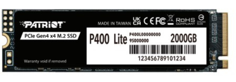 Накопитель SSD M.2 2280 Patriot Memory P400 Lite