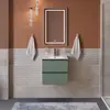 BelBagno KRAFT 39-500/390-2C-SO-VO База под раковину подвесная с фрезерованными ручками по всей длине фасада с 2 выкатн. ящ., Еловый Мат.,500x395x500