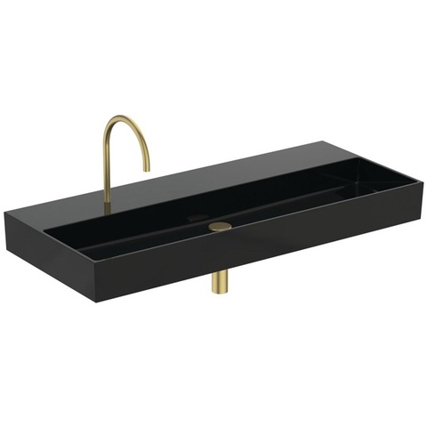 Ideal Standard Solos T5367V2 Раковина 120х50 см Black Gloss (Чёрный глянцевый)