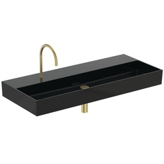 Ideal Standard Solos T5367V2 Раковина 120х50 см Black Gloss (Чёрный глянцевый) фото