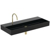Ideal Standard Solos T5367V2 Раковина 120х50 см Black Gloss (Чёрный глянцевый)