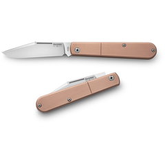 Фото Складной нож LionSteel Barlow Slim Shuffler, сталь M390, рукоять Copper