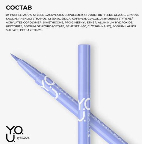 Подводка-фломастер для глаз Really Crazy for Color №3 Purple RELOUIS Y.O.U. — фото 4
