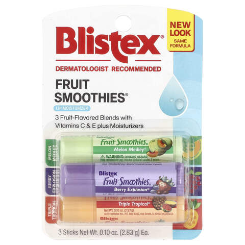 Набор бальзамов для губ Blistex Fruit Smoothies 2.83 гр х3