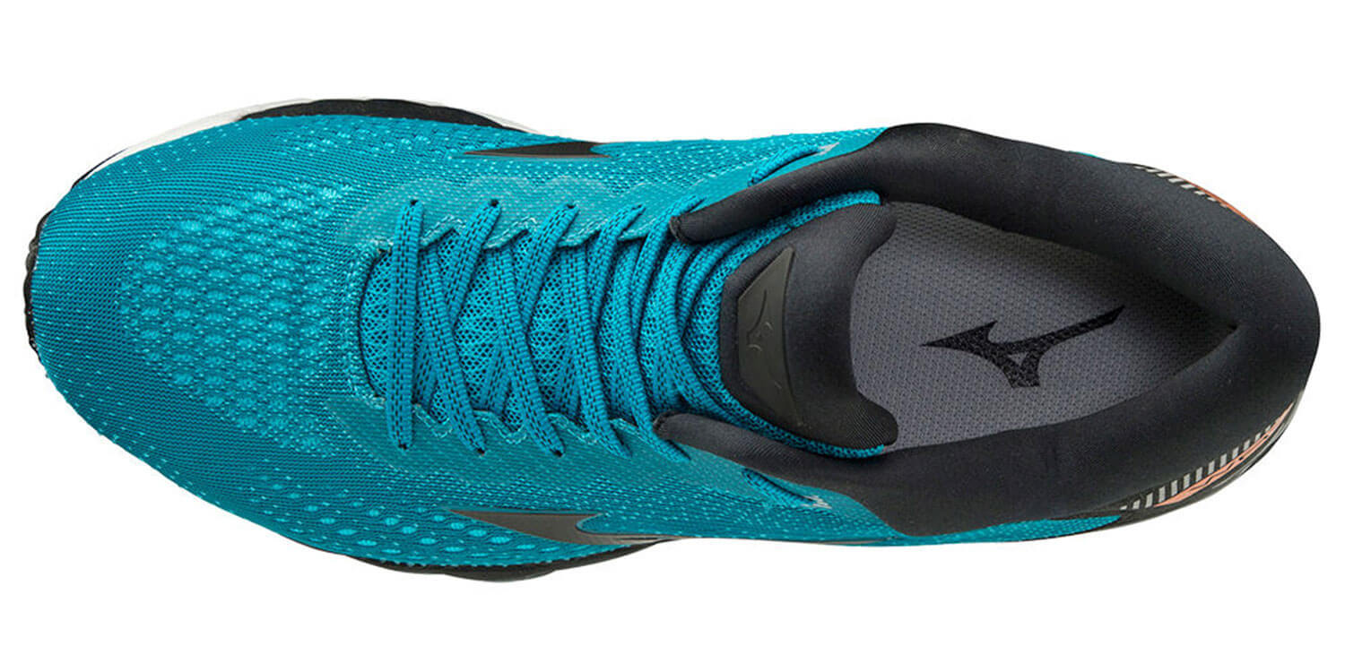 Mizuno Wave Sky 3 кроссовки для бега мужские бирюзовые - 4