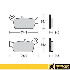 тормозные колодки задние Yamaha YZ (-F) '98-02 / Honda CR '87-01 / Kawasaki KX '95-08 / Suzuki RM '96-12