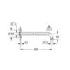 GROHE 28361000 Кронштейн для душа верхнего