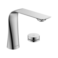 Duravit D.1 D11100008010 Смеситель для раковины на 2 отв. электронный с питанием от сети, цвет: хром фото