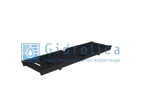 Решётка водоприёмная чугунная щелевая РВЧЩ - RU23002 - 10 (D400) - 50х14,7х2,5 - 1,8/12