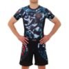 Рашгард Hardcore Training Nordic Ornament Black/Gray SS