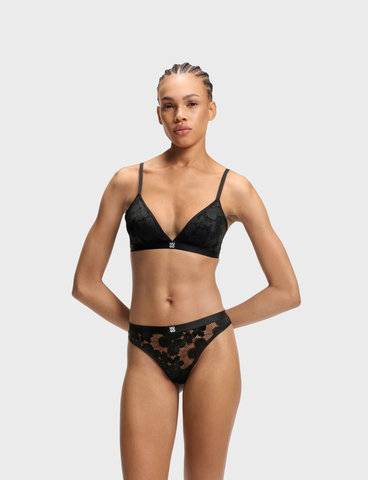 Трусы-стринги HUGO BLOOM LACE THONG