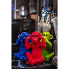 Копилка Monkey Iwazaru «Обезьяна Ивадзару — не говори», Лаймовый