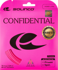 Теннисная струна Solinco Confidential Soft Pink - 1.3 Set (12,2 м)