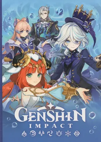 Блокнот Genshin Impact Фурина и Нилу