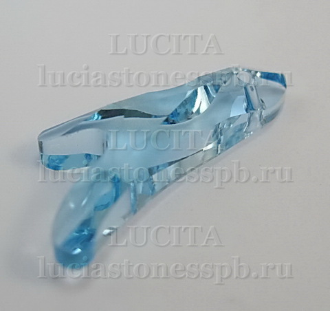 6791 Подвеска Сваровски Коралл Aquamarine (25 мм) ()