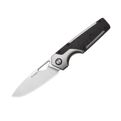 Фото Складной нож Kizer Serpentine, сталь Elmax, рукоять титан/карбон, черный