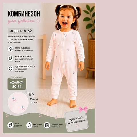 Комбинезон хлопок д (62-86) 260815-R1530