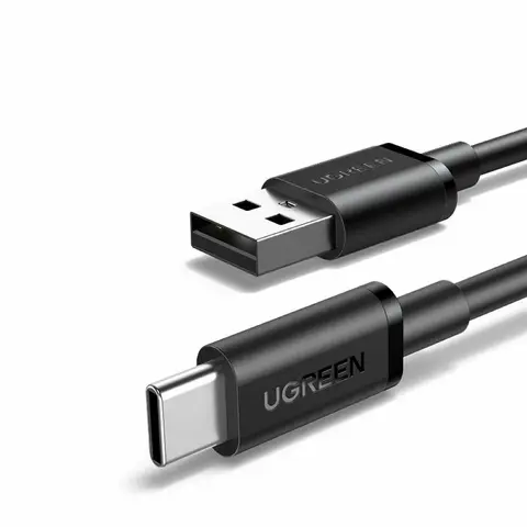 Кабель UGREEN L309 (95796) USB-A to USB-C Charging 3A Max Cable,  0.5м,  черный