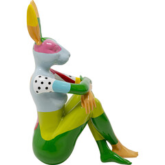 Фигура декоративная Gangster Rabbit Colore «Разноцветный кролик-гангстер» 80 см