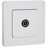 Розетка TV (телевизионная) - Legrand Inspiria - проходная - белый — фото 8