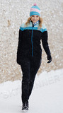 Утепленный женский лыжный костюм Nordski Drive Black-Mint W