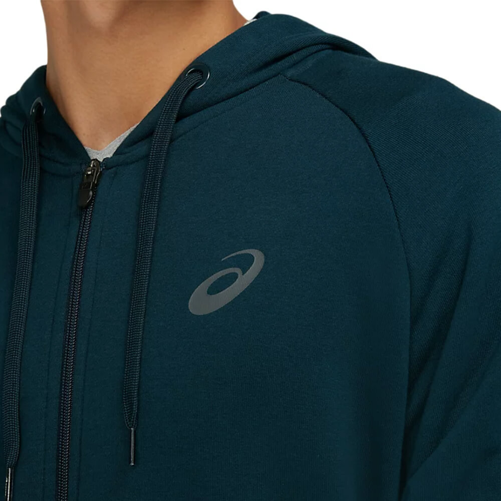 Asics Full Zip Hoodie толстовка мужская темно-синяя - 4