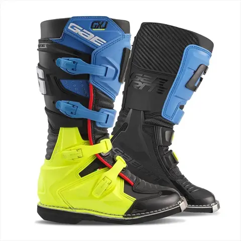 Мотоботы детские Gaerne GXJ Black/Blue/Fluo Yellow 34