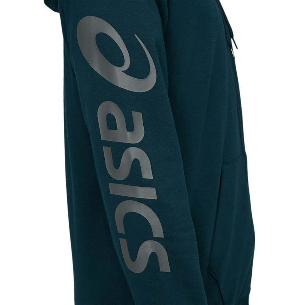 Asics Full Zip Hoodie толстовка мужская темно-синяя - 5