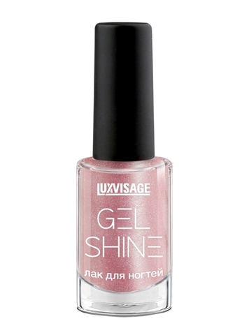 GEL SHINE Лак для ногтей  тон 106 розовый с жемчужным перламутром 9г Lux Visage