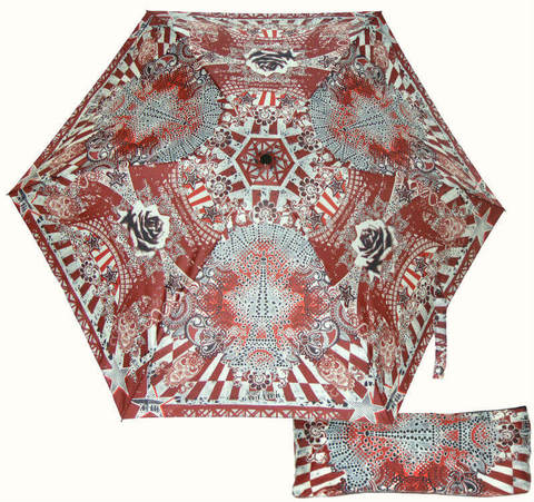 Зонт мини JP Gaultier 1265 BIS RED-Tour Eiffel