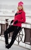 Женский утепленный разминочный костюм Nordski Base Premium pink - 1