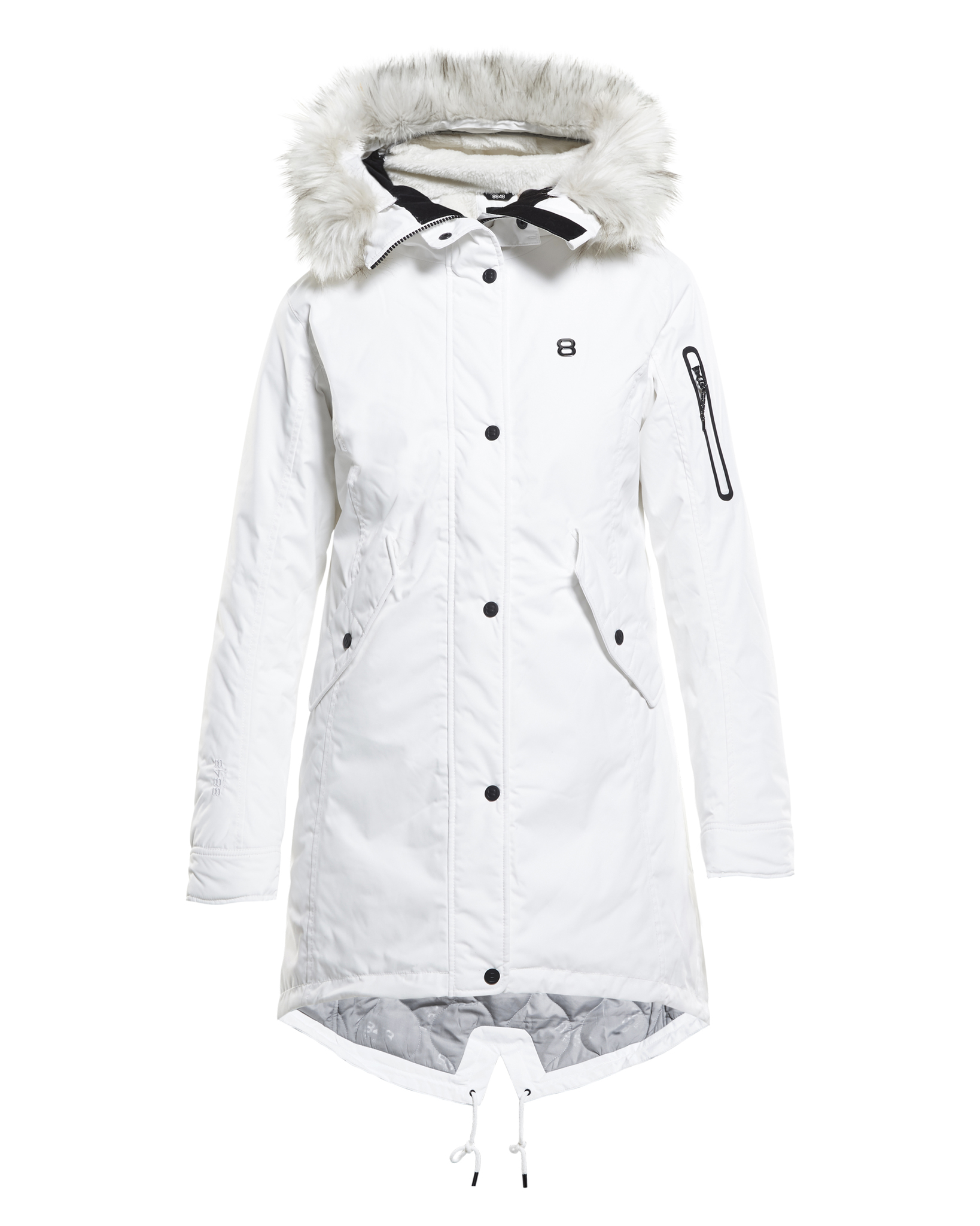 8848 Altitude Passion женская парка мембранная blanc - 5