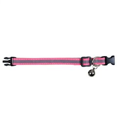 Homecat Цветы ошейник для кошек с бубенчиком розовый 20 см - 30 см