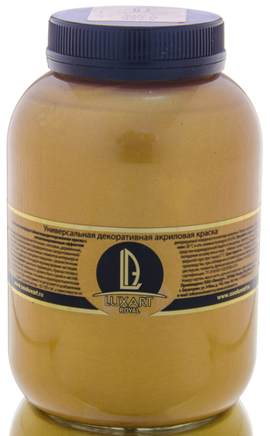 Акриловая краска Luxart ROYAL FINE GOLD Золото жёлтое 0.9 кг (под заказ)