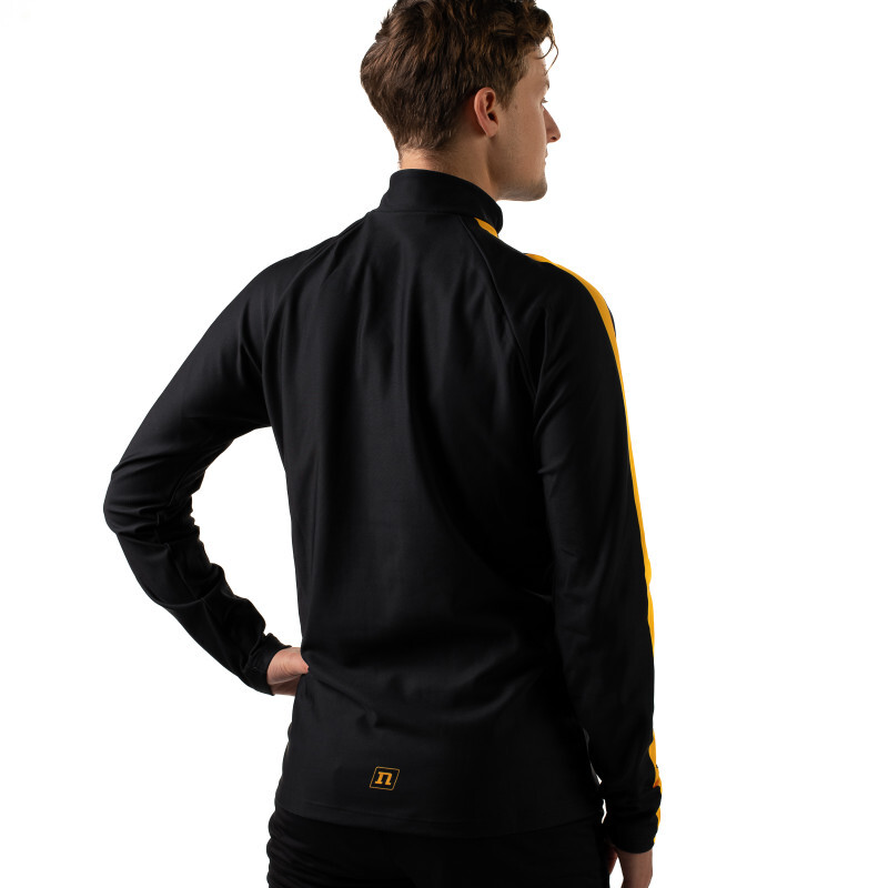 Утепленный гоночный джемпер Noname Thermic 23 унисекс black-yellow - 2