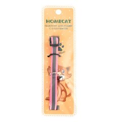 Homecat Цветы ошейник для кошек с бубенчиком розовый 20 см - 30 см