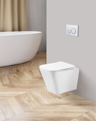 BelBagno Ardente-R BB520CHR Унитаз подвесной безободковый, P-trap, цвет: белый фото